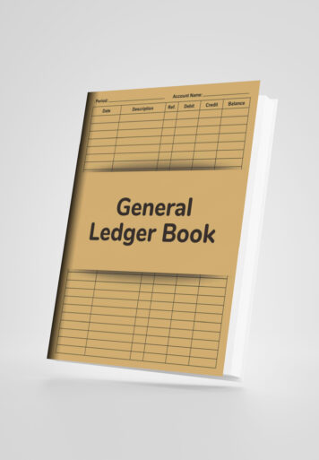 General Ledger Book: Business Accounting Log Book For Finances And Transactions